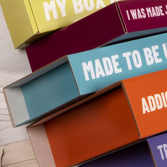 corrugated cardboard box