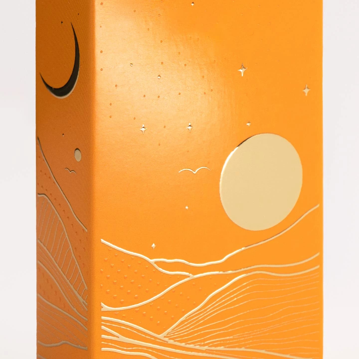 Packaging with gold foil