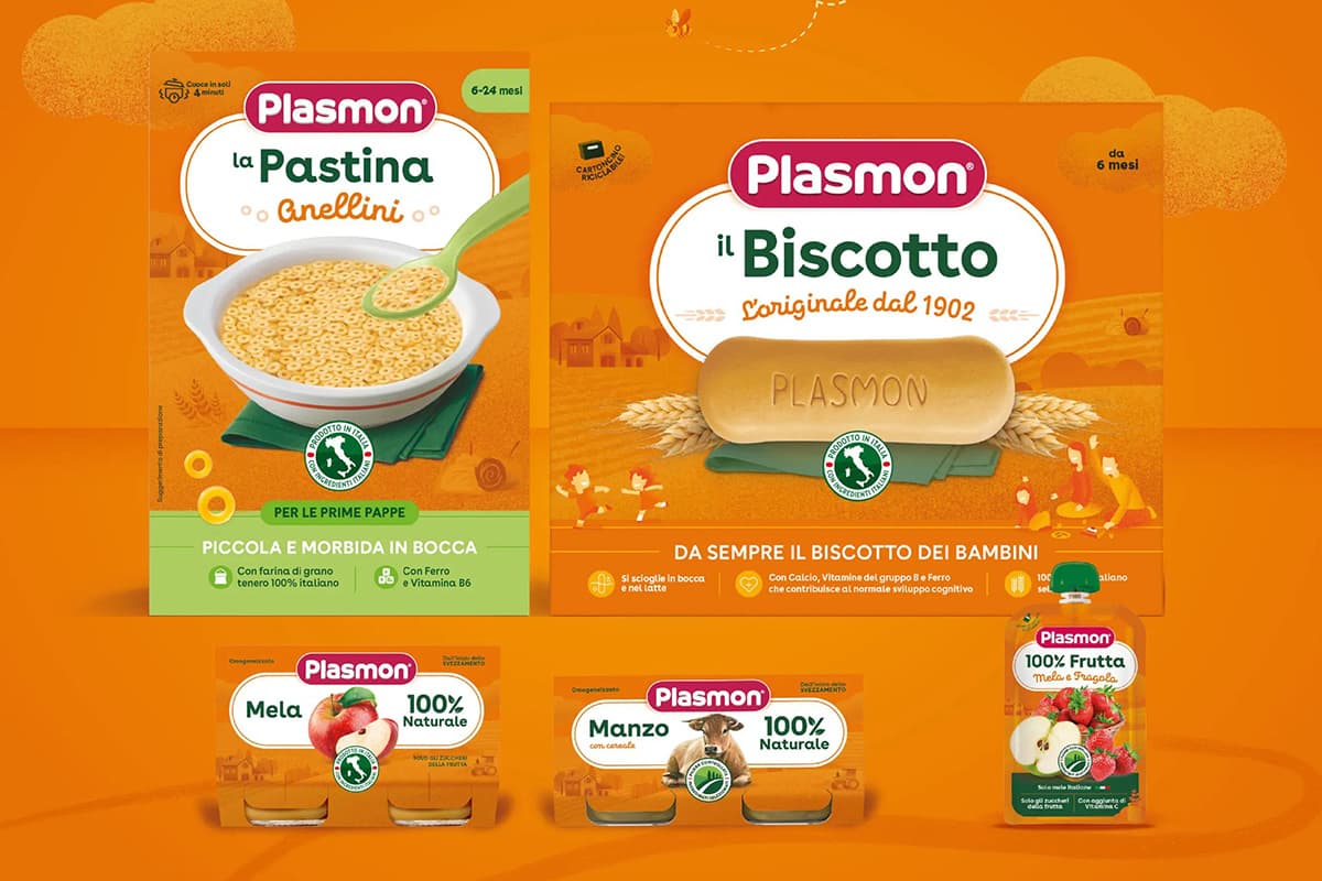 linea packaging prodotti plasmon restyling copia