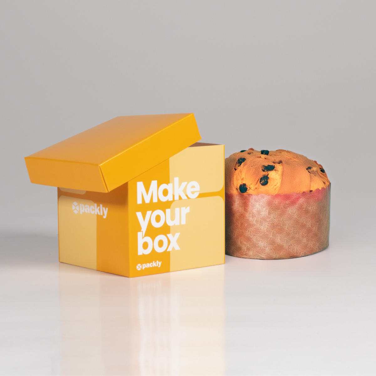 Panettone box with lid
