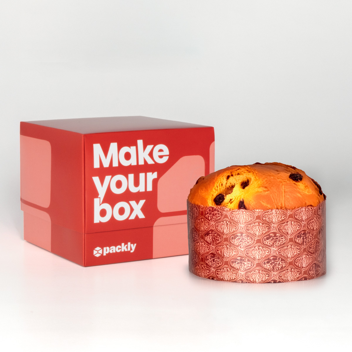 Panettone box (lid and bottom)