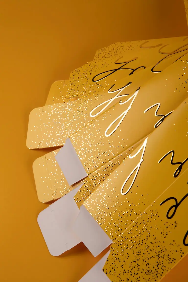 yellow and gold boxes